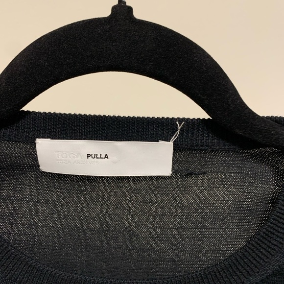 TOGA PULLA crop tee shirt with mesh - Picture 2 of 4